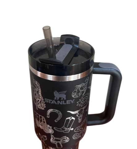 Western Mash Up-engraved Stanley Travel Quencher H2.0 Tumbler